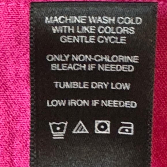 NWOT Ali Miles Women's Pink Lagenlook Top Size 2X Buttons Relaxed Boho - Picture 8 of 8